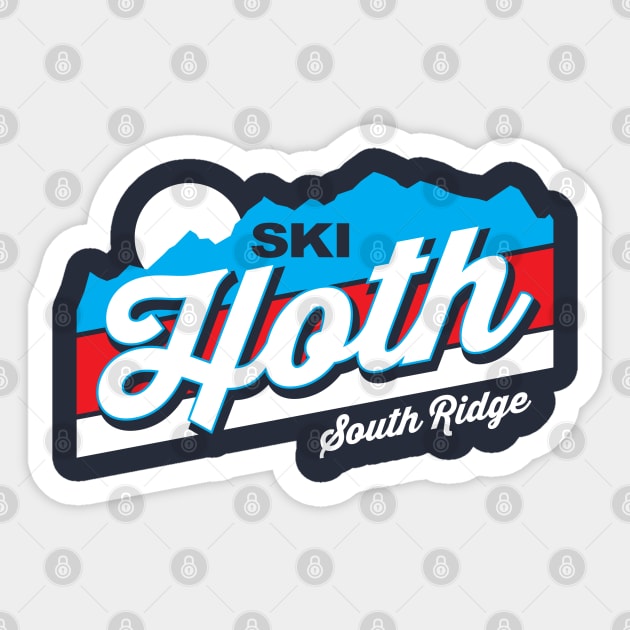 Ski Hoth Sticker by DesignWise